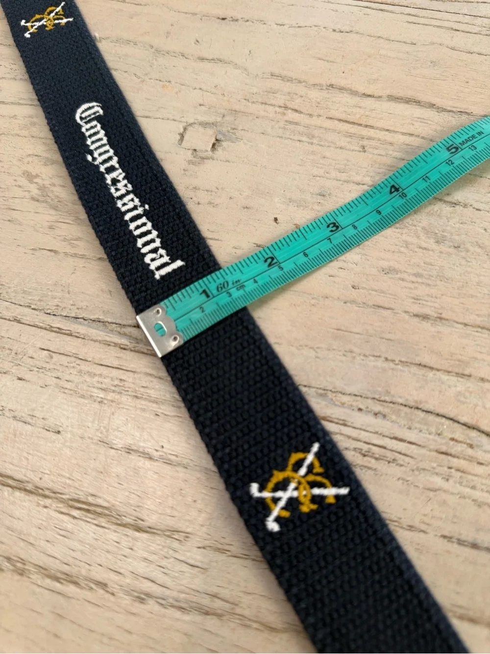 Men’s Peter Millar Congressional Country Club Golf Belt Embroidered size 40